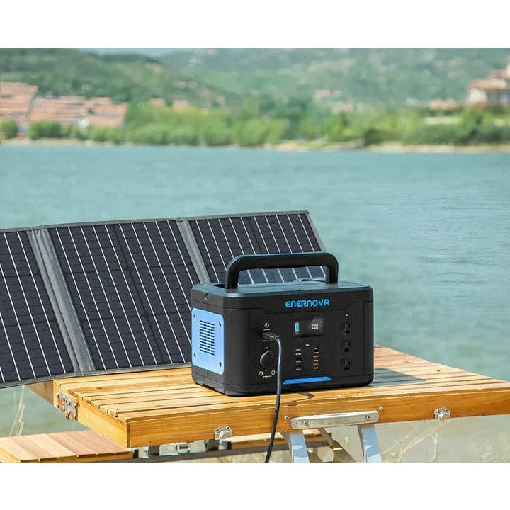 Enernova Smart PEPS1000 1000W + 1x SP18100 100W Solar Panel Solar Generator Kit Enernova Solar Generators