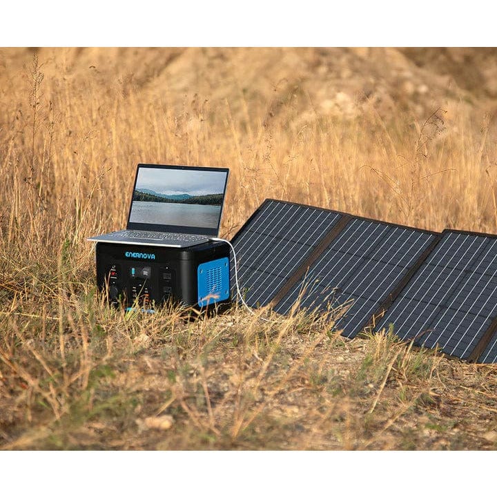 Enernova Smart PEPS1000 1000W + 1x SP18100 100W Solar Panel Solar Generator Kit Enernova Solar Generators