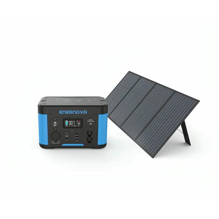 Enernova Smart PEPS500 500W + 1x SP18100 100W Solar Panel Solar Generator Kit Enernova Solar Generators