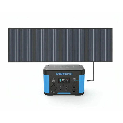 Enernova Smart PEPS500 500W + 1x SP18100 100W Solar Panel Solar Generator Kit Enernova Solar Generators