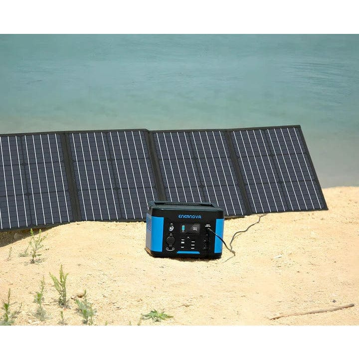 Enernova Smart PEPS500 500W + 1x SP18100 100W Solar Panel Solar Generator Kit Enernova Solar Generators