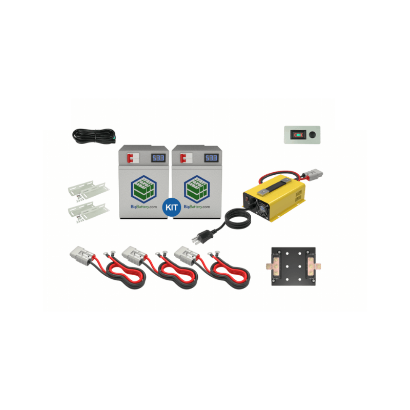 Golf Cart Battery Kit - 48V Lithium Battery Bank | EAGL [LiFePO4] - 60Ah / 3.06kWh | 10-Year Warranty BigBattery