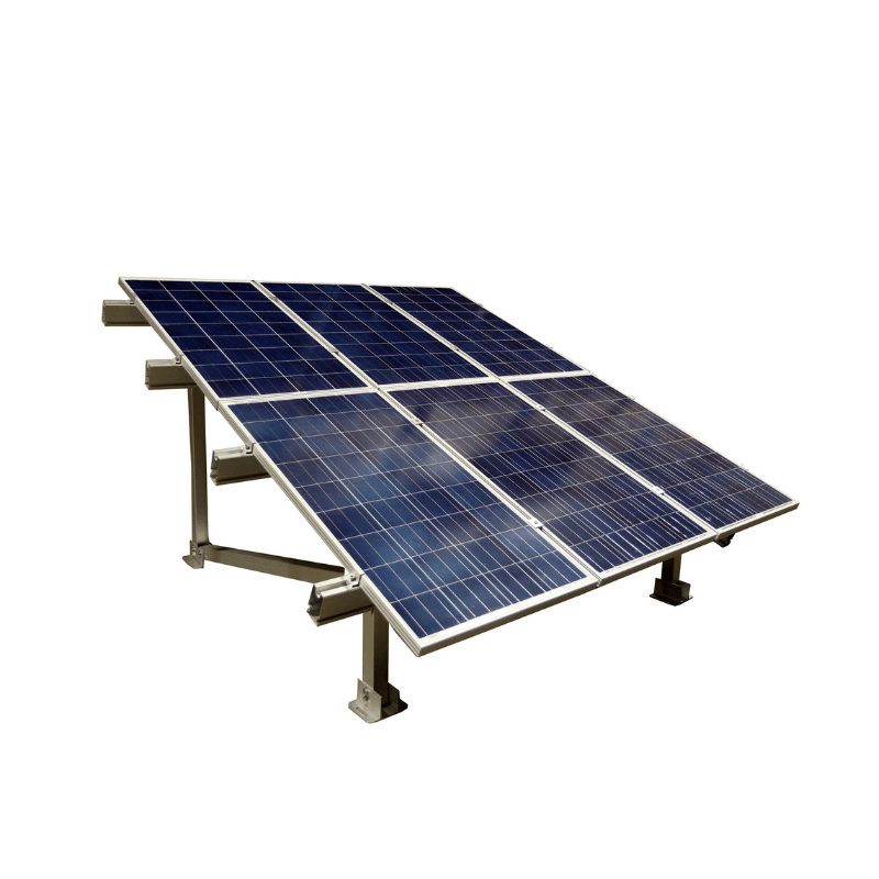 Ground Mount Solar Rack for Up to [6 x 230-330] Watt Solar Panels | HD Rails & Extendable Aluminium AIMS power Racking