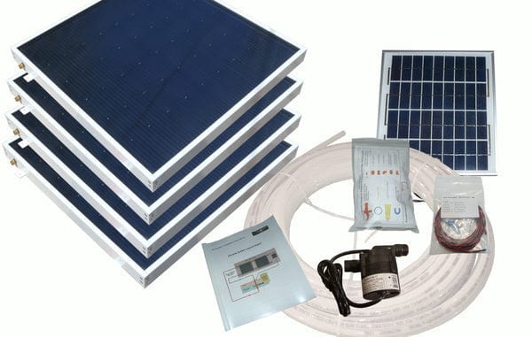 Heliatos Boat Solar Water Heater Kit Heliatos Solar 4 Panels - In Stock Solar Water Heater Kits