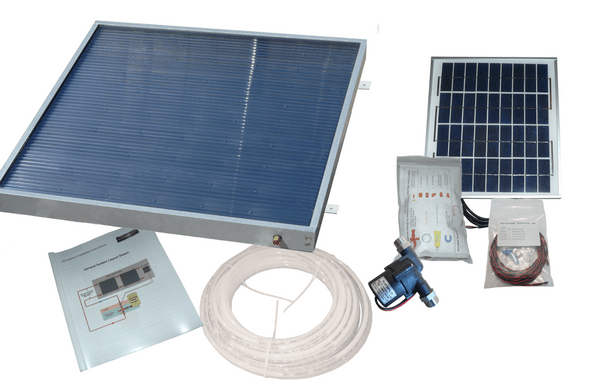 Heliatos RV Solar Water Heater Kit Heliatos Solar 1 Panel - In Stock Solar Water Heater Kits