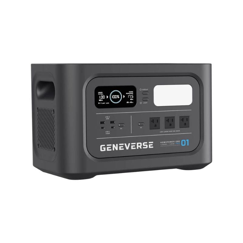 HomePower ONE PRO 1,210wH / 1,200W Portable Lithium Power Station | Geneverse Geneverse