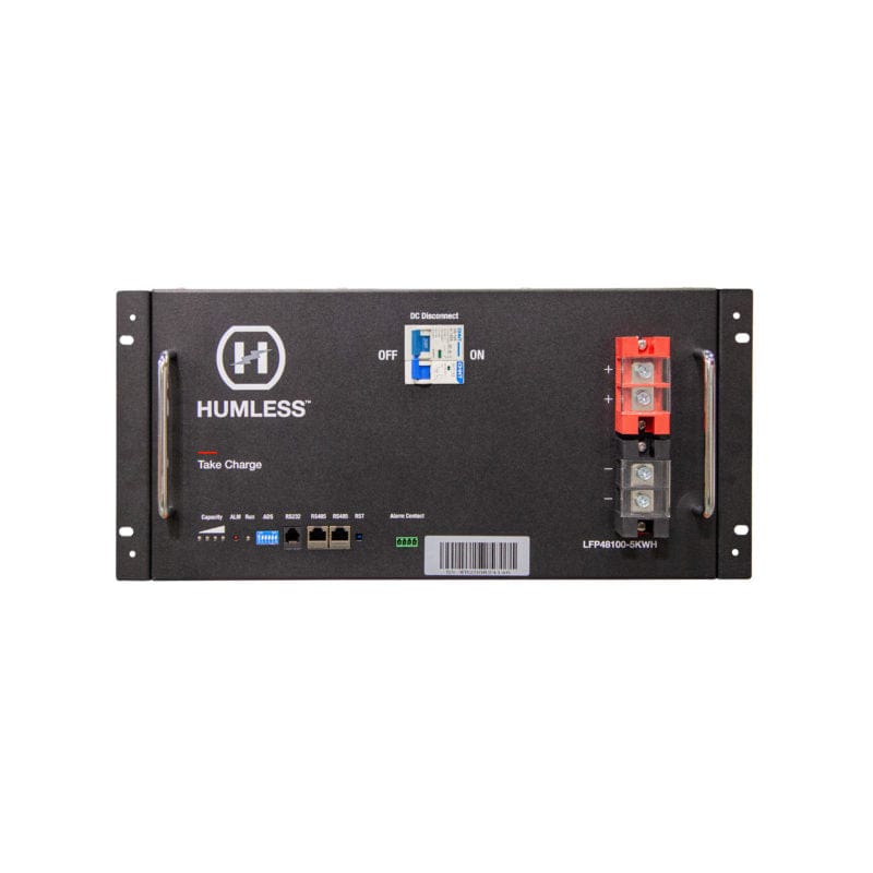 Humless 51.2V/100Ah 5KWh LiFePO4 Battery Humless In Stock Humless LiFePO4 Batteries