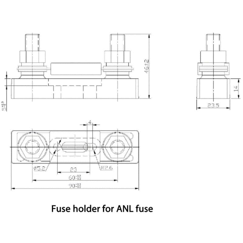 Inline Fuse Kit 400 AMP Fuse and Holder Victron Accessories