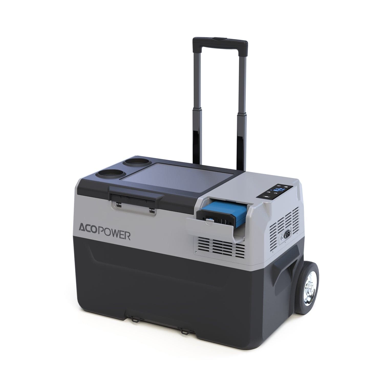 LiONCooler Pro Portable Solar Fridge Freezer, 32 Quarts, Used Like New AcoPower With Battery Fridges