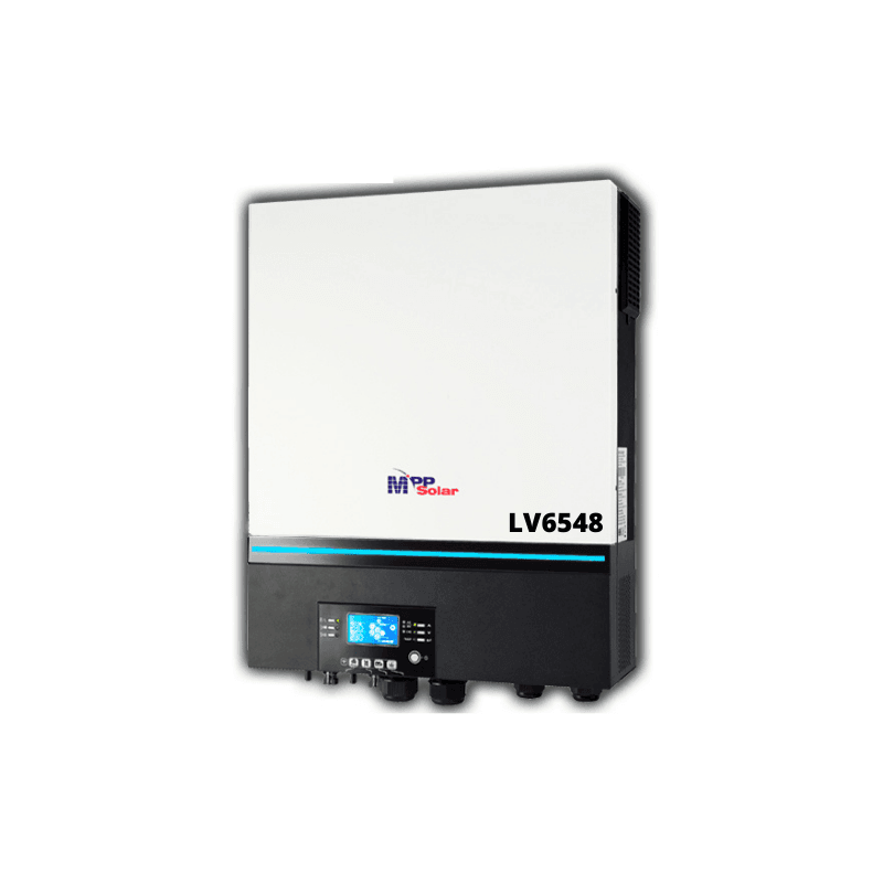 MPP Solar LV6548 Hybrid Solar Inverter UL Listed 120V (Battery Optional) | 6,500W Continuous / 240V w/ two or more units | 8,000W Solar PV Input MPP Solar Solar Power Inverters