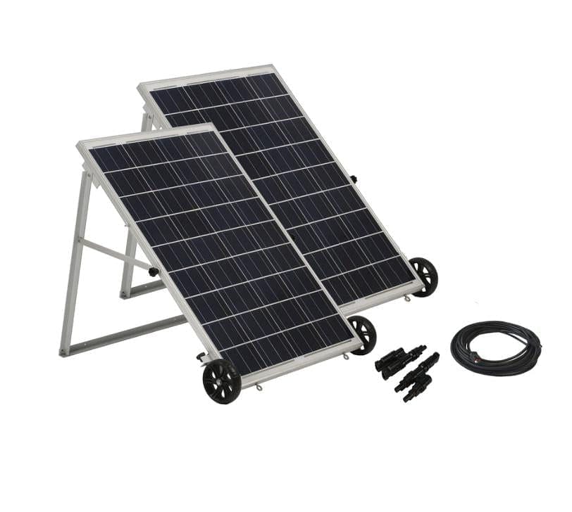Nature's Generator Elite 100Ah Power Pod + 2x 100W Solar Panel Solar Generator Kit Nature's Generator In Stock Solar Generators
