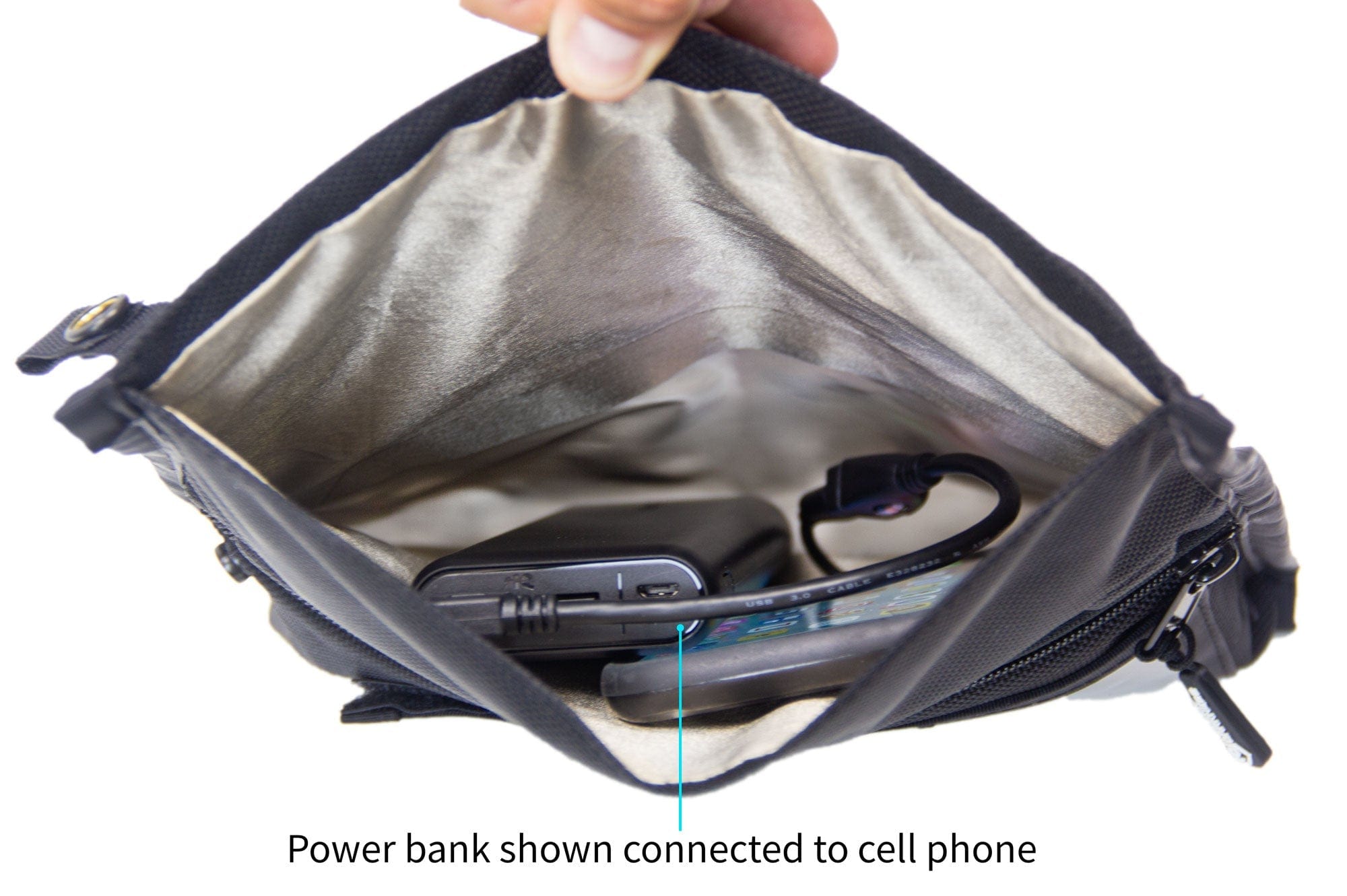 NeoLok Faraday Bag for Phones with Battery Kit MOS Equipment Faraday Bags