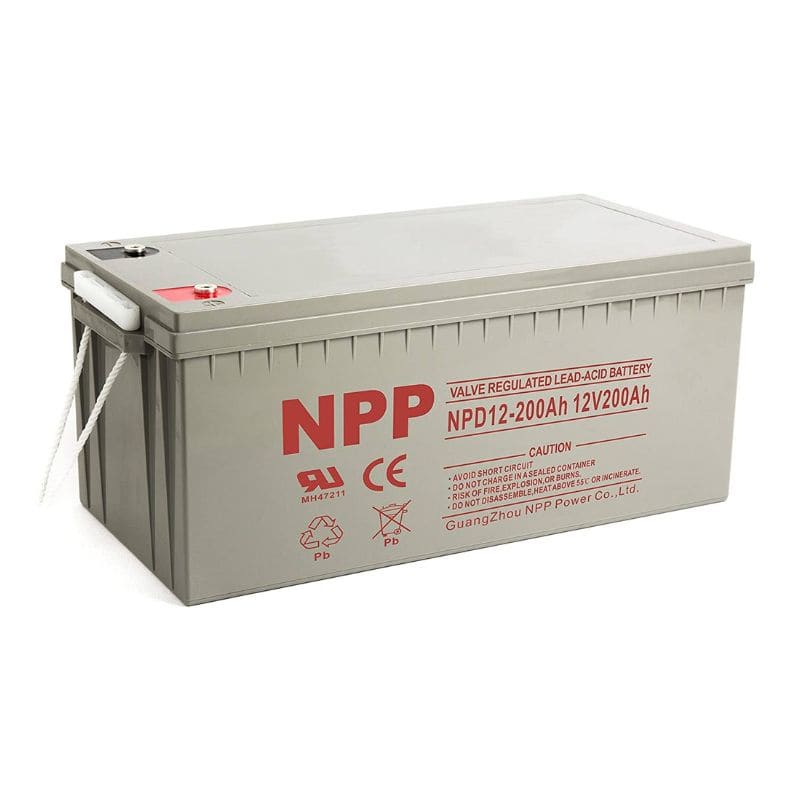 NPP 12V 200Ah AGM Deep Cycle Battery | NPD12-200Ah NPP