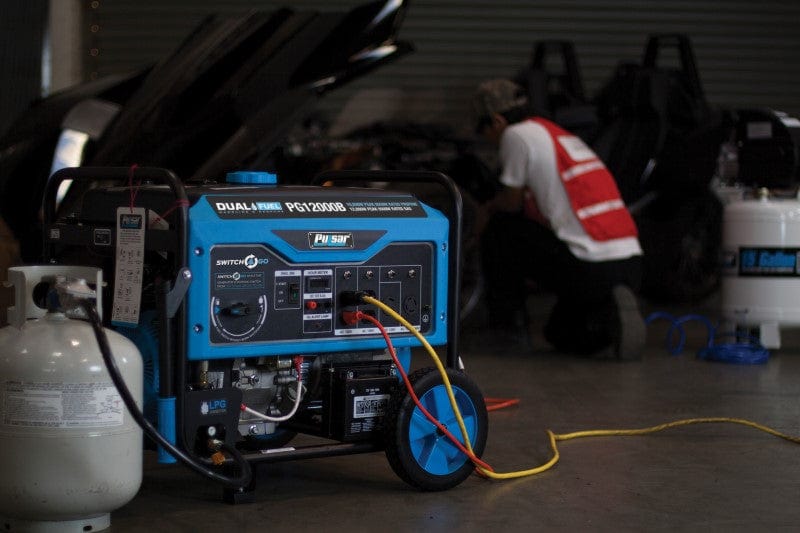 Pulsar 9500W Portable Dual Fuel Generator Pulsar In Stock Dual Fuel Generators