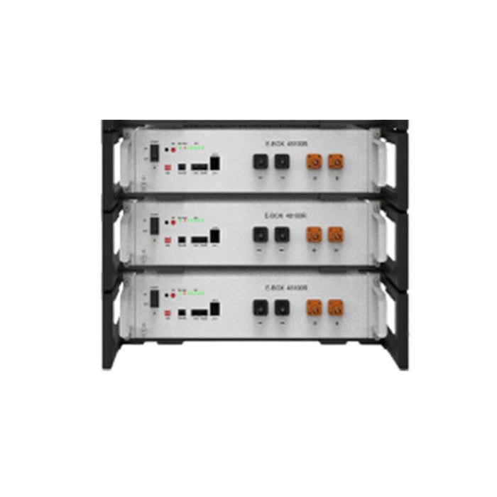 Pytes Battery 5.12kWh E-BOX-48-100R LFP Server Rack Battery | 10-Year Warranty | 6,000 Cycles | Sol-Ark Communications Pytes 3 Batteries + Rack Batteries