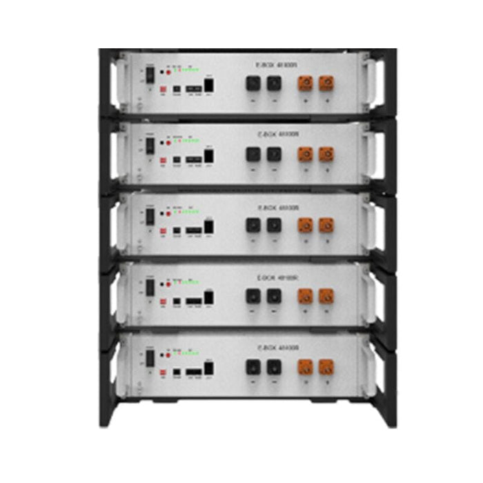 Pytes Battery 5.12kWh E-BOX-48-100R LFP Server Rack Battery | 10-Year Warranty | 6,000 Cycles | Sol-Ark Communications Pytes 5 Batteries + Rack Batteries