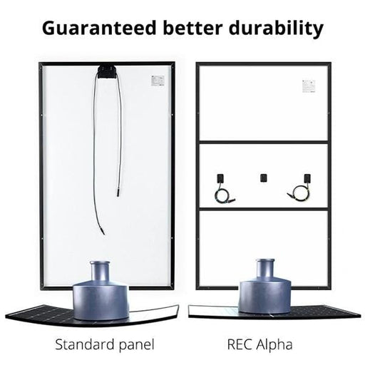 REC 375 Watt Alpha Monocrystalline Solar Panel - REC375AA REC Solar Panel