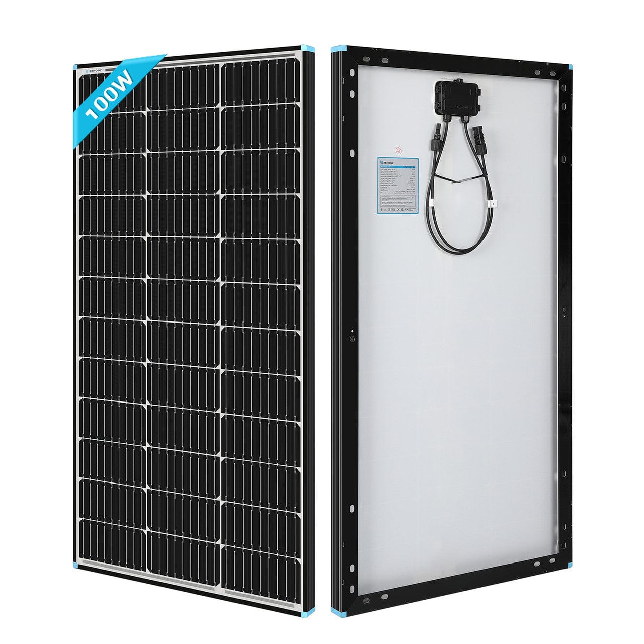 Renogy 100 Watt 12 Volt Monocrystalline Solar Panel Renogy Solar Panels