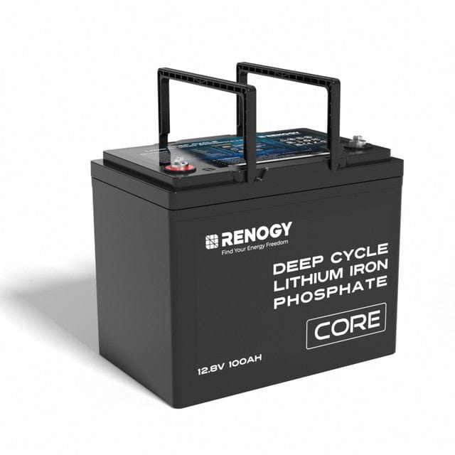 Renogy 12V 100Ah Core Series Deep Cycle Lithium Iron Phosphate Battery Renogy 1 Only Batteries