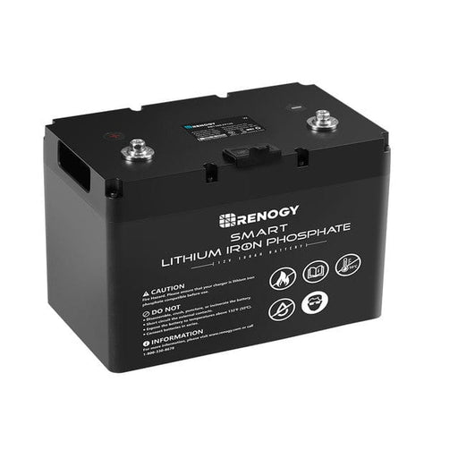 Renogy 12V 100Ah Smart Lithium Iron Phosphate Battery Renogy 1 Battery Batteries