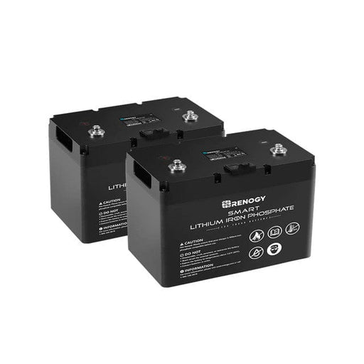 Renogy 12V 100Ah Smart Lithium Iron Phosphate Battery Renogy 2 batteries（$489/Each)） Batteries