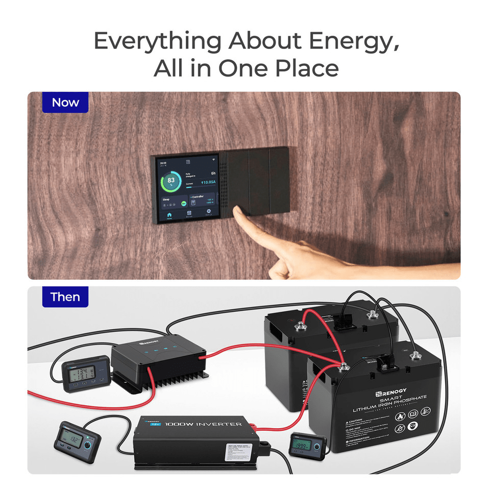 Renogy 12V 100Ah Smart Lithium Iron Phosphate Battery w/ Self-Heating Function Renogy Batteries