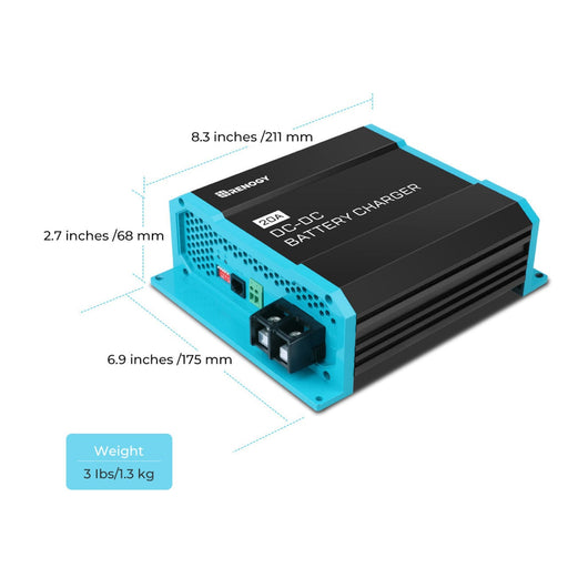 Renogy 12V 20A DC to DC On-Board Battery Charger Renogy Batteries