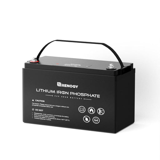 Renogy 24V 50Ah Lithium Iron Phosphate Battery Renogy Batteries