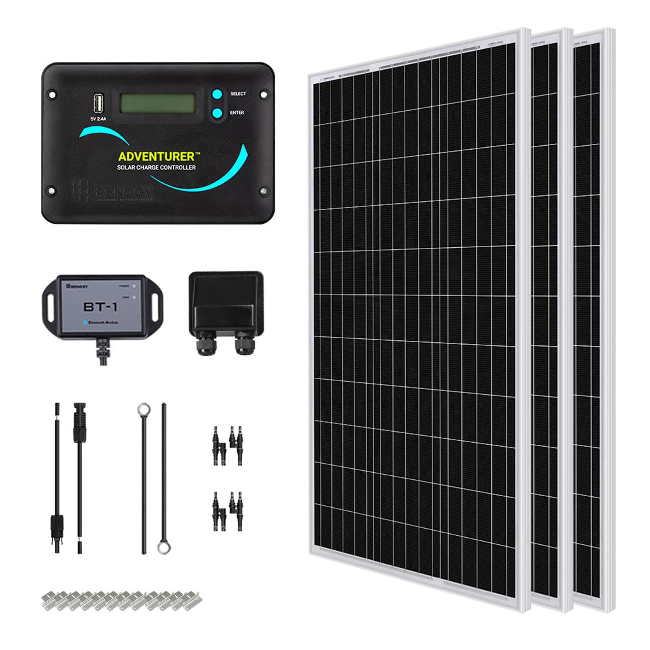 Renogy 300 Watt 12 Volt Solar RV Kit Renogy Solar Power Kits