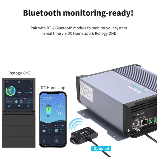 Renogy 36V/48V Rover Boost 10A MPPT Solar Charge Controller Renogy Solar Charge Controllers