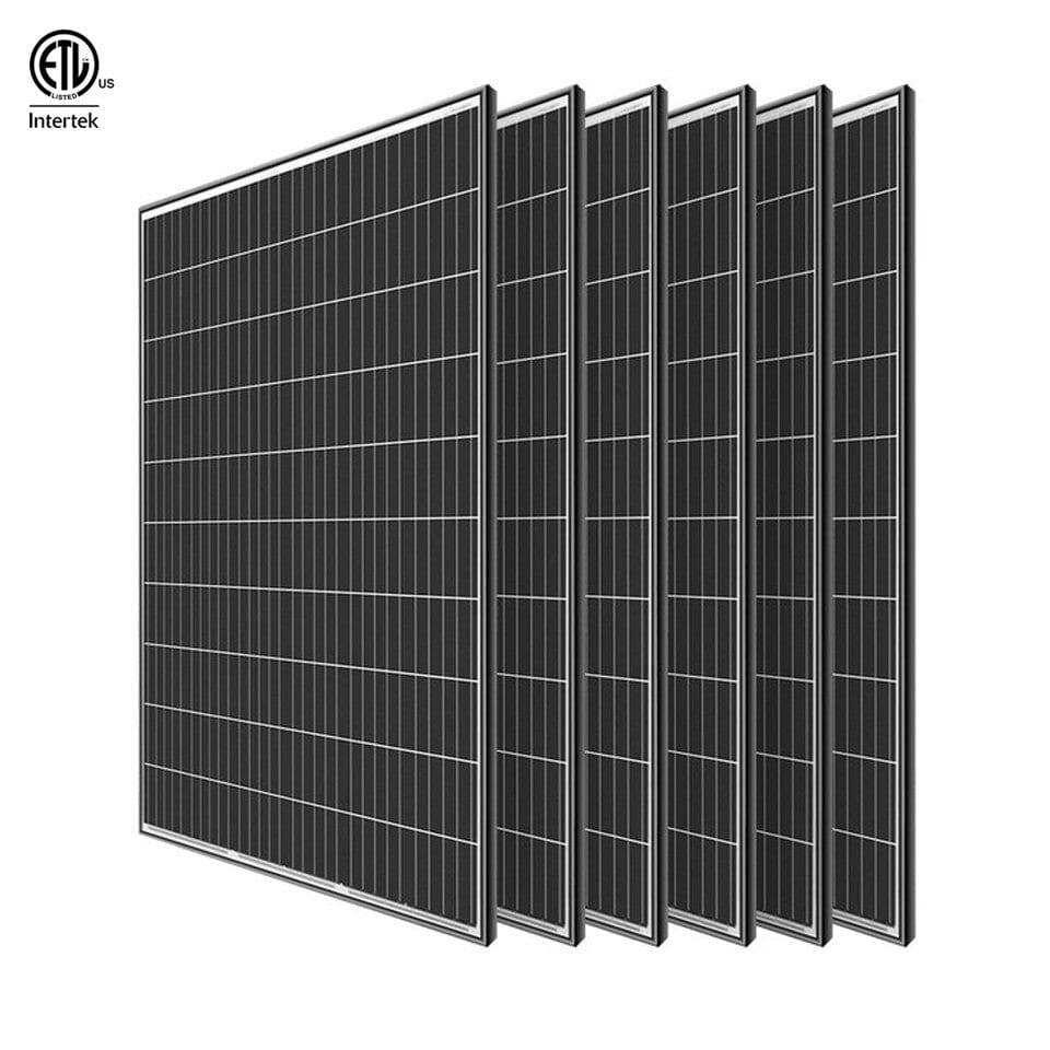 Renogy 4pcs 320 Watt Monocrystalline Solar Panel, UL Certified Renogy Total 6pcs Solar Panels
