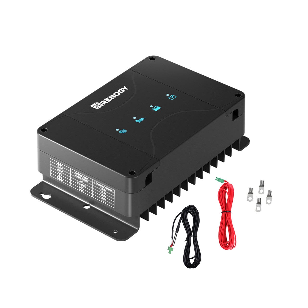 Renogy DCC30S 12V 30A Dual Input DC-DC On-Board Battery Charger with MPPT with Renogy ONE Core Renogy Battery Chargers
