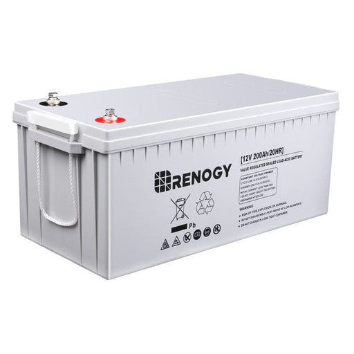 Renogy Deep Cycle AGM Battery 12 Volt 200Ah Renogy Battery Only Batteries