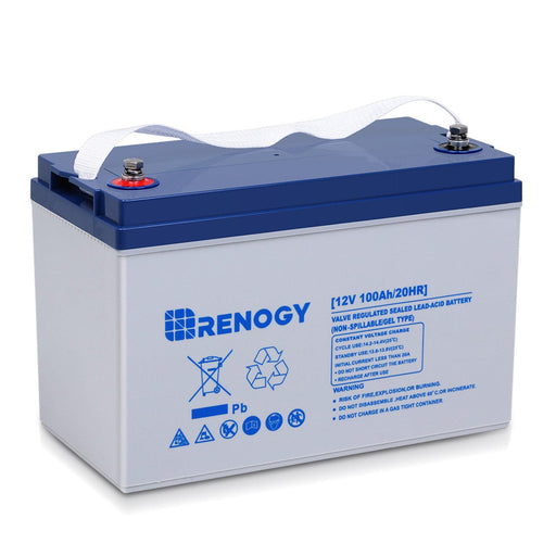 Renogy Deep Cycle Hybrid GEL Battery 12 Volt 100Ah Renogy Batteries