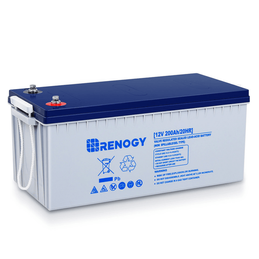 Renogy Deep Cycle Hybrid GEL Battery 12 Volt 200Ah Renogy Batteries