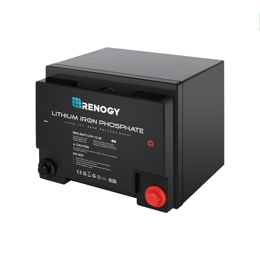 Renogy Lithium Iron Phosphate Battery 12 Volt 50 Ah Renogy Batteries