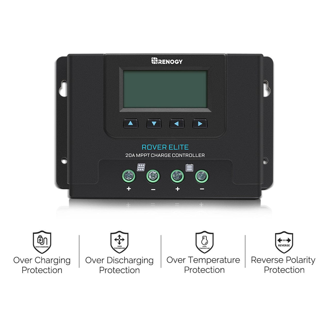 Renogy Rover Elite 20A MPPT Solar Charge Controller Renogy Solar Charge Controllers