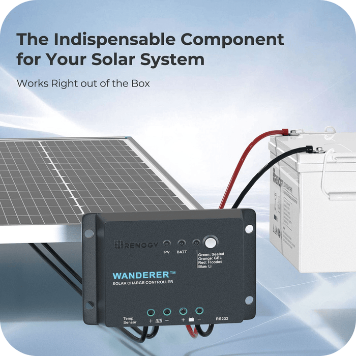 Renogy Wanderer Li 30A PWM Charge Controller Renogy Solar Charge Controllers