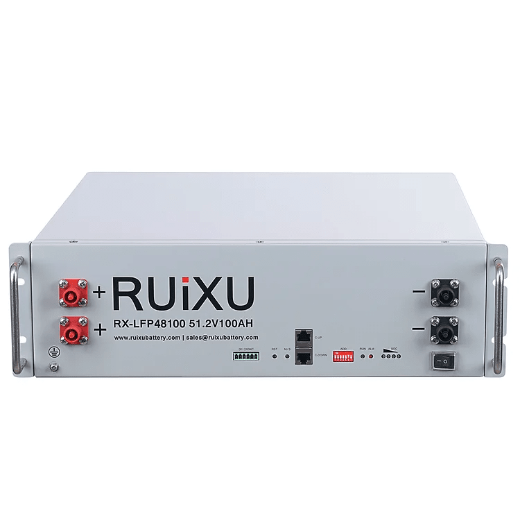 RUIXU Battery | Server Rack 3U Battery | RX-LFP48100 | UL1973 Certified | UL9540 Pending Ruixu 1 Battery Only Batteries