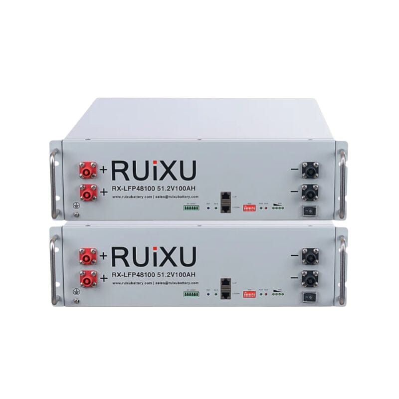 RUIXU Battery | Server Rack 3U Battery | RX-LFP48100 | UL1973 Certified | UL9540 Pending Ruixu 2 Batteries Only Batteries