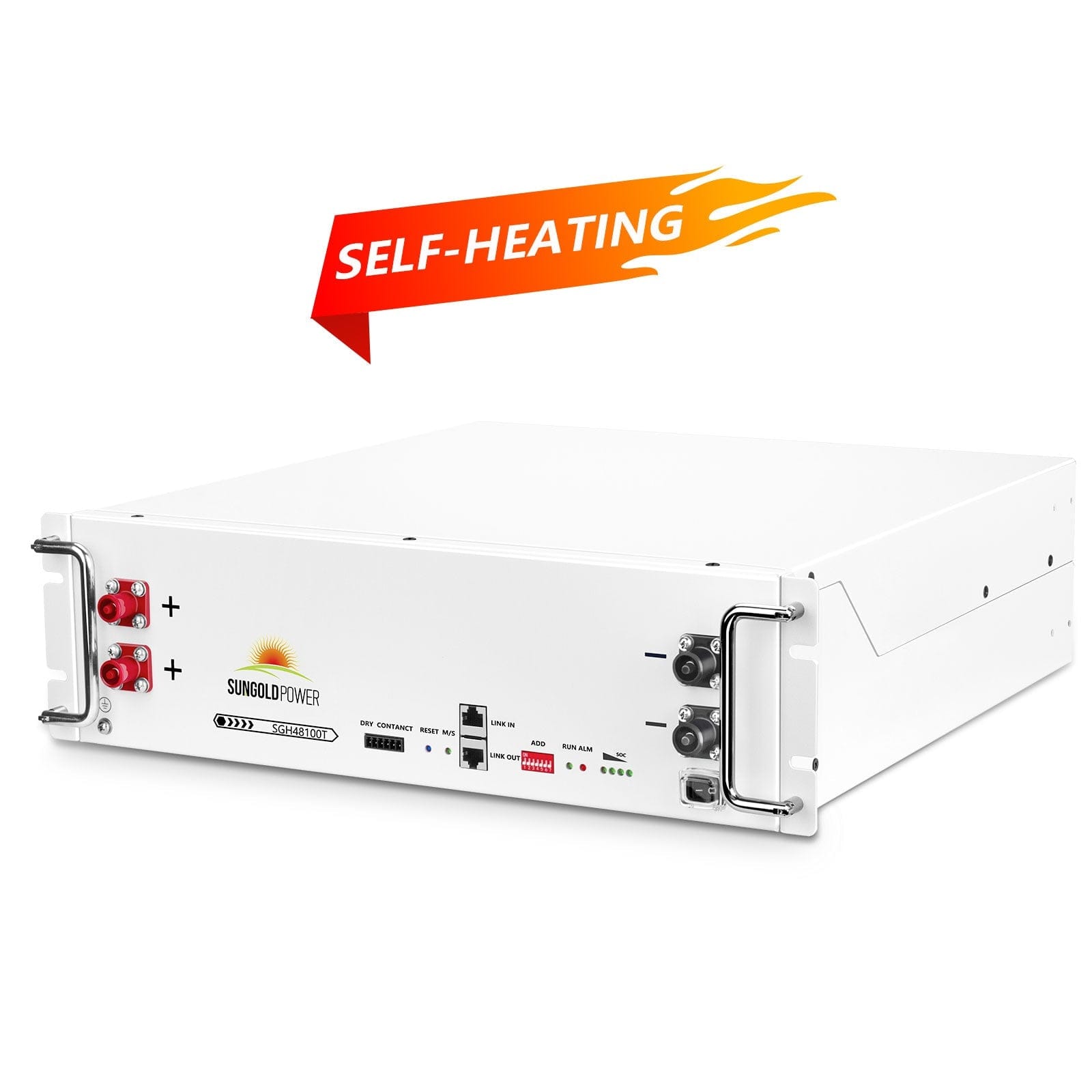 Server Rack 48V 100AH Lithium Self Heating Battery  (SGH48100T) SunGoldPower Battery