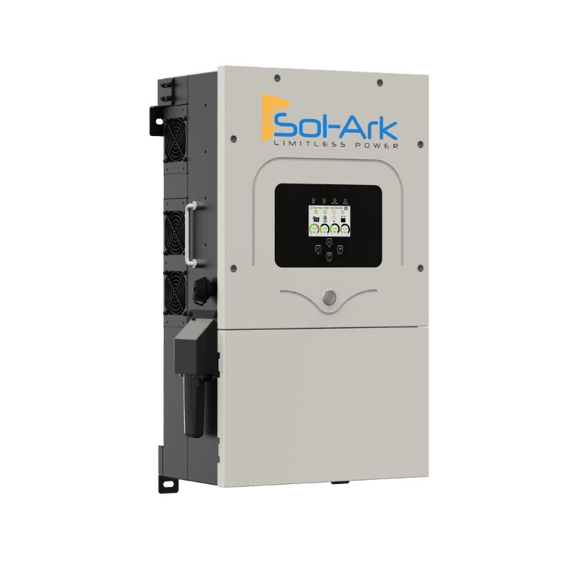 Sol-Ark 12K 120/240/208V 48V [All-In-One] Pre-Wired Hybrid Solar Inverter | 10-Year Warranty Sol Ark