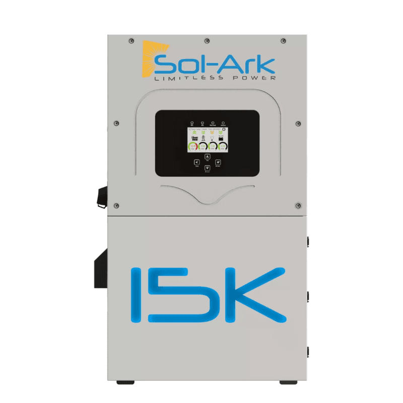 Sol-Ark 15K 120/240/208V 48V [All-In-One] Pre-Wired Hybrid Solar Inverter | 10-Year Warranty Sol Ark