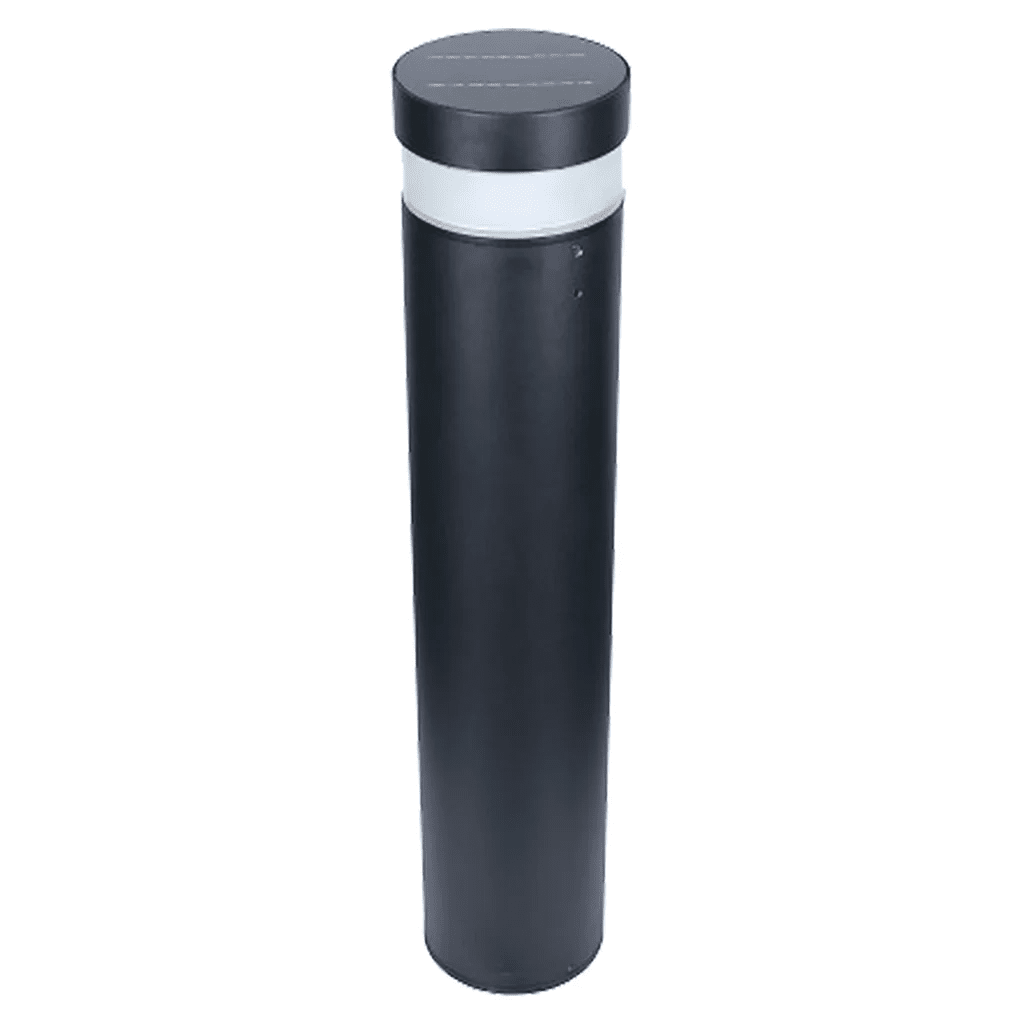 Solar Bollard Light 1.8 Watt 250 Lumens 5000K Black Housing Pathway Lighting Garden Light Solar Post Top Light | 5 Years Warranty Beyond Solar Accessories