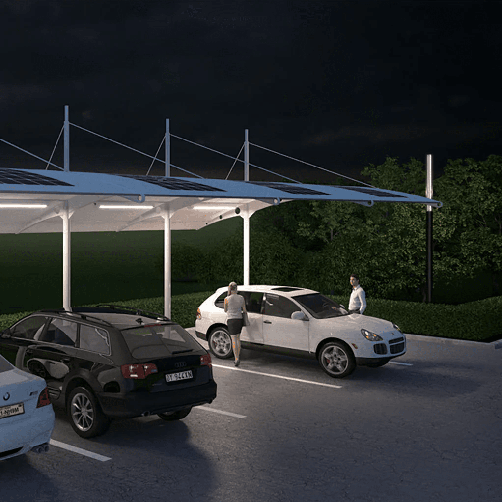 Solar Carport/Portable Light 12 Watt 1500 Lumens 5000K | 2 Years Warranty Beyond Solar Accessories