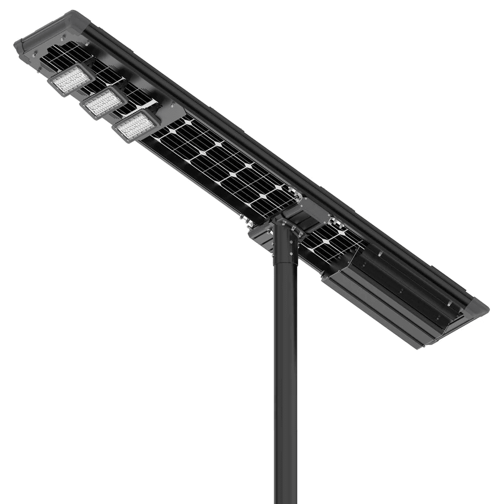 Solar LED Street Light 100 Watt 18000 Lumens 5000K Parking Lot Light Solar All in One Street Light | 3 Years Warranty Beyond Solar Accessories