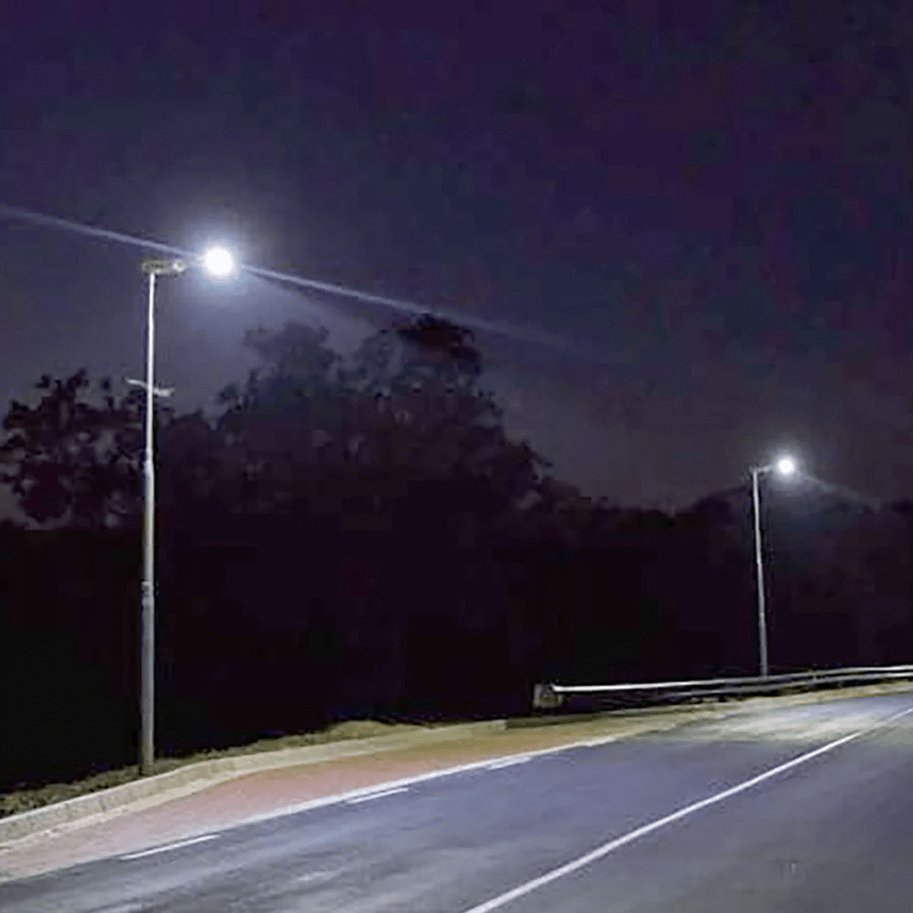 Solar LED Street Light 100 Watt 18000 Lumens 5000K Parking Lot Light Solar All in One Street Light | 3 Years Warranty Beyond Solar Accessories