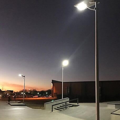 Solar LED Street Light 40 Watt 4300 Lumens 5000K Parking Lot Light Solar All in One Street Light | 5 Years Warranty Beyond Solar Accessories