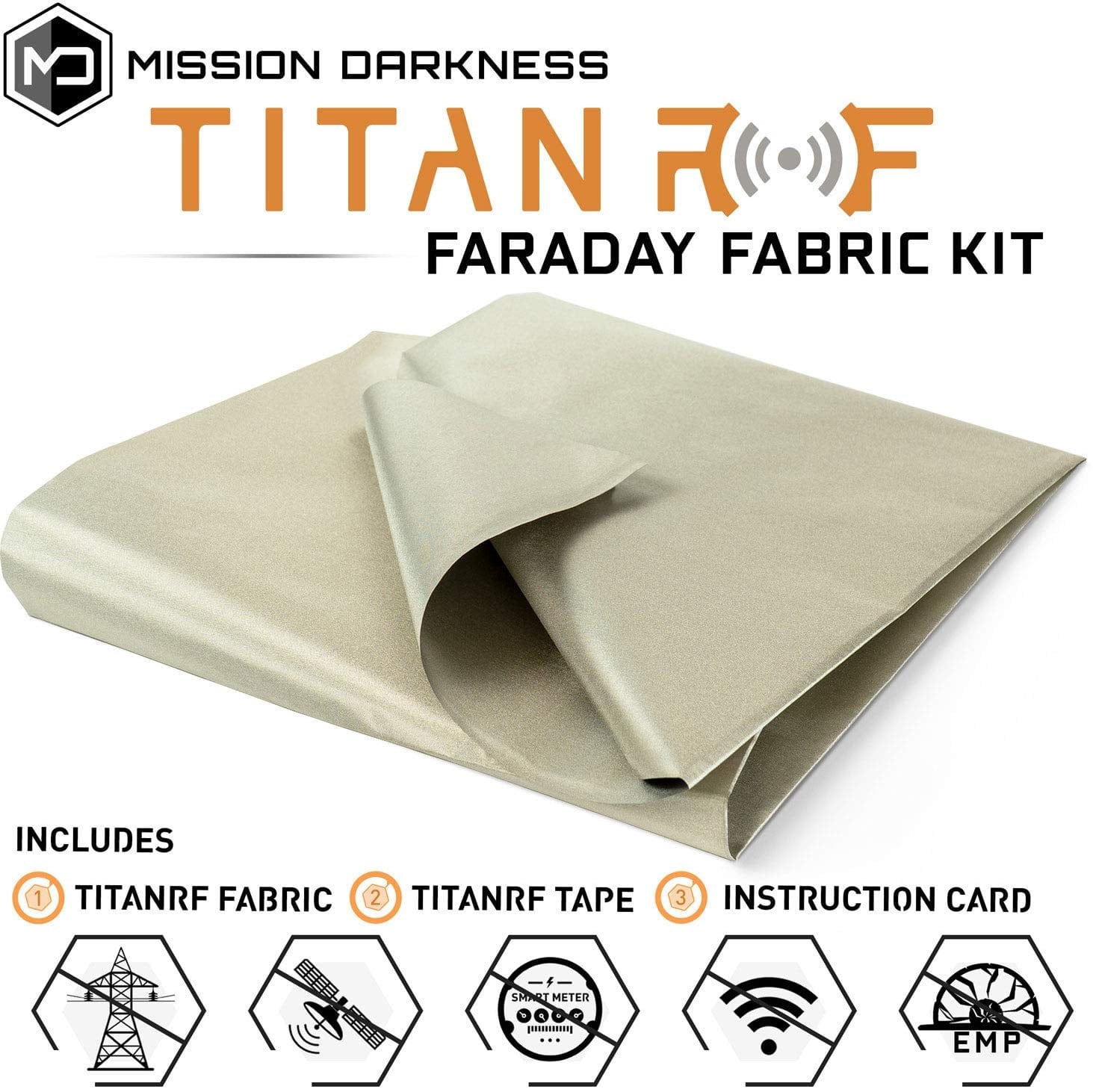 TitanRF Faraday Fabric MOS Equipment Faraday Supplies