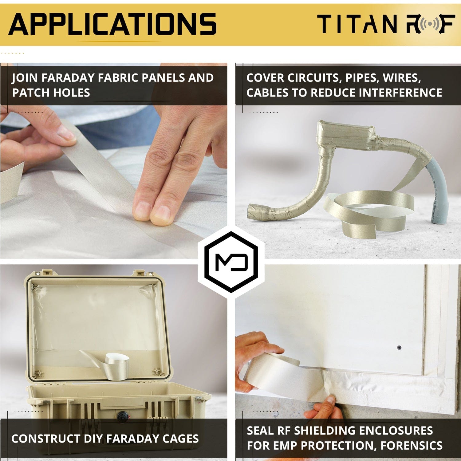 TitanRF Faraday Tape MOS Equipment Faraday Supplies